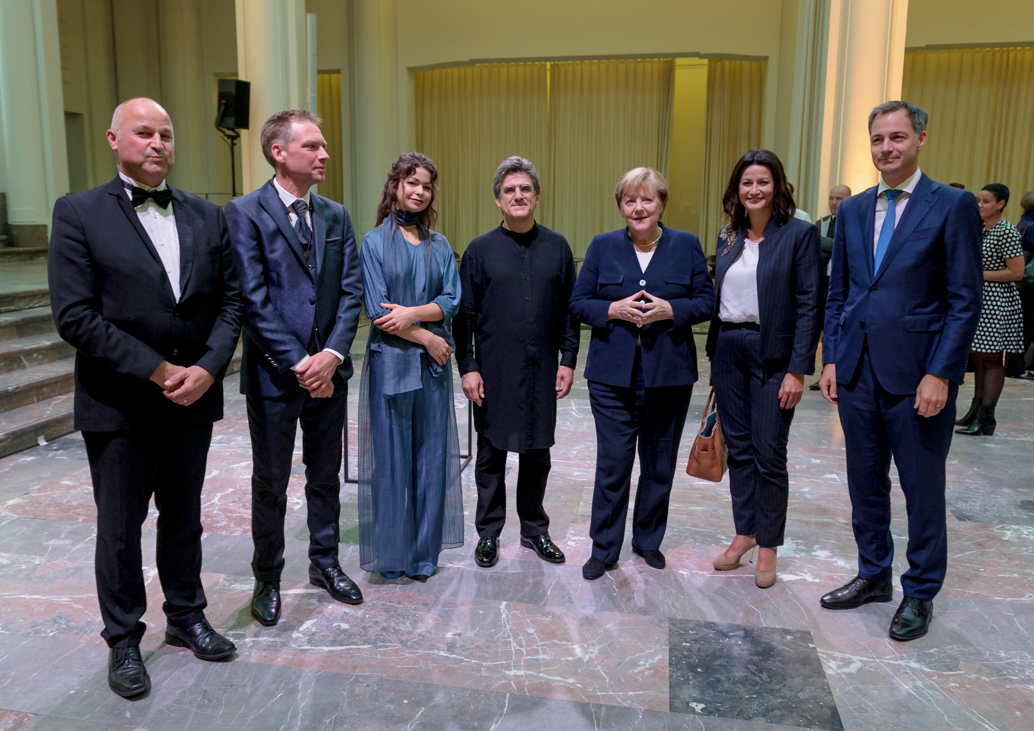 Gala 2021 with Angela Merkel and the Belgian Prime Minister Alexander de Croo.